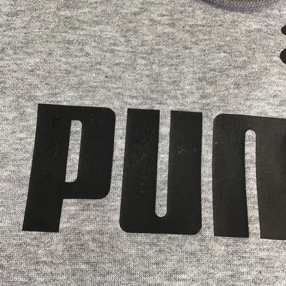 New Puma Essentials Fleece Hoody Pullover  Gray - Picture 5 of 8